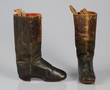 Boots, American, 1855-69. Creator: Unknown