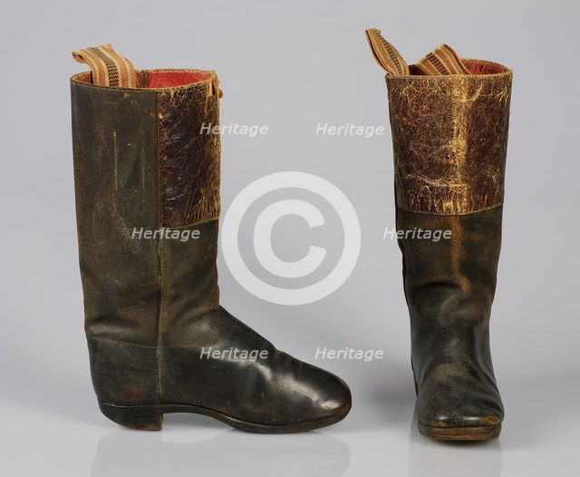 Boots, American, 1855-69. Creator: Unknown.