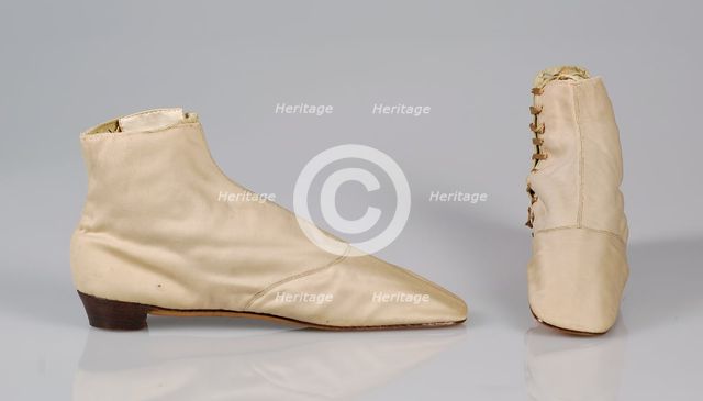 Boots, American, 1860-75. Creator: Unknown.