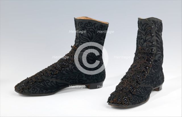 Boots, American, 1865-75. Creator: Unknown.