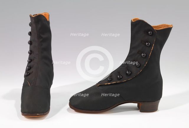 Boots, American, 1865-75. Creator: Unknown.