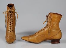 Boots, American, 1890-95. Creator: Unknown