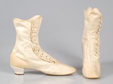 Boots, American, ca. 1870. Creator: Excelsior Button & Boot