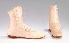 Boots, American, ca. 1871. Creator: Unknown
