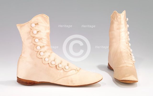 Boots, American, ca. 1871. Creator: Unknown.
