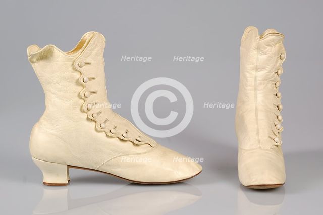 Boots, American, ca. 1875. Creator: Unknown.