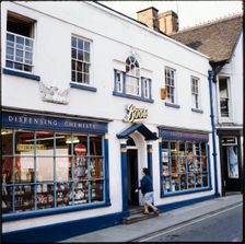 Boots Dispensing Chemists, Thoroughfare, Woodbridge, East Suffolk, Suffolk, 1970s-2000s. Creator: Nicholas Anthony John Philpot