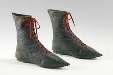 Boots, European, 1795-1815. Creator: Unknown