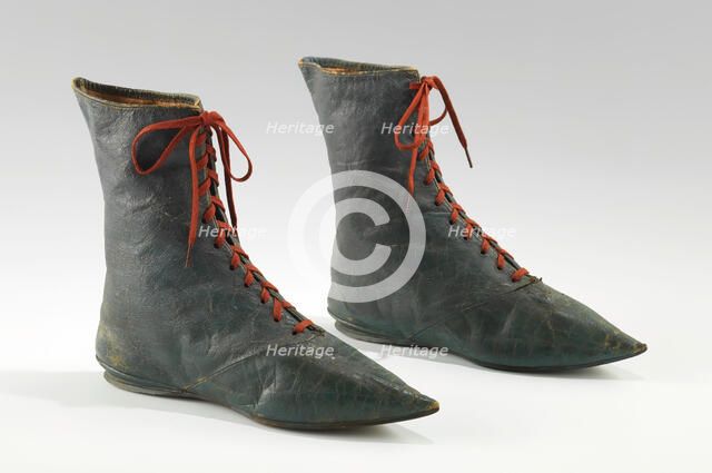 Boots, European, 1795-1815. Creator: Unknown.