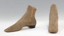 Boots, probably American, 1865-75. Creator: Unknown