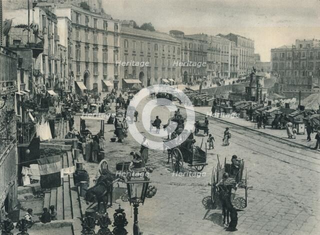 Borgo Santa Lucia, Naples, Italy, 1927. Artist: Eugen Poppel.
