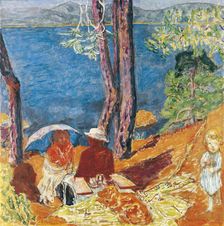 Bord de mer, sous les pins , 1921. Creator: Bonnard, Pierre (1867-1947)