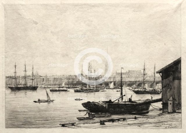 Bordeaux, 1866. Creator: Maxime Lalanne (French, 1827-1886).