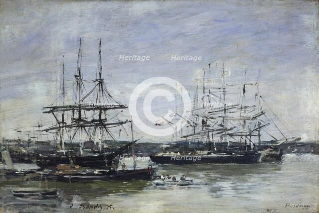'Bordeaux', 1875. Artist: Eugene Louis Boudin.