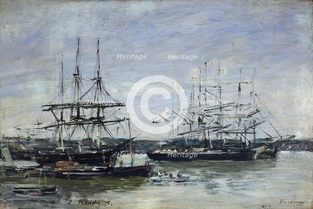 'Bordeaux', 1875. Creator: Eugene Louis Boudin.