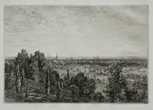 Bordeaux: vue de Cenon. Creator: Maxime Lalanne (French, 1827-1886)