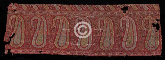 Border of a Shawl, 1800s. Creator: Unknown.