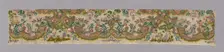 Border of a Valance, Spain, 18th century. Creator: Unknown
