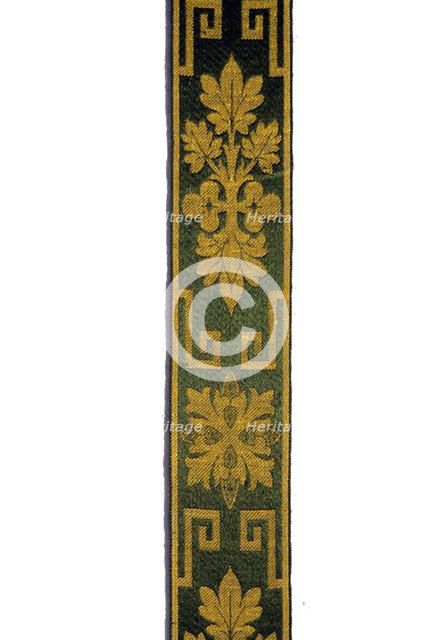 Border or Ribbon, France, 1860s. Creator: Unknown.