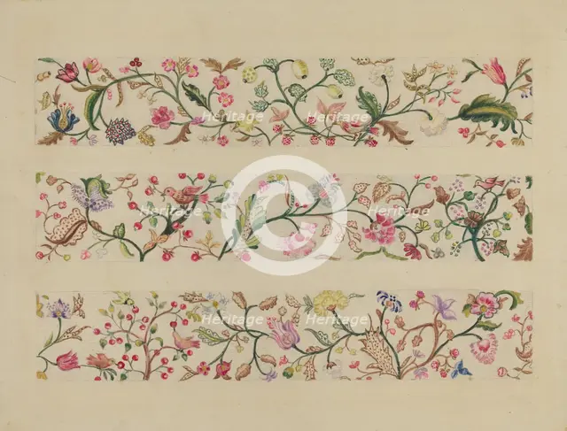 Border or Valance, c. 1936. Creator: Fanchon Larzelere.