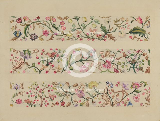 Border or Valance, c. 1936. Creator: Fanchon Larzelere.