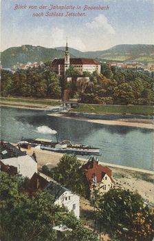 Border between Bodenbach and Tetschen, 1915. Creator: Anonymous