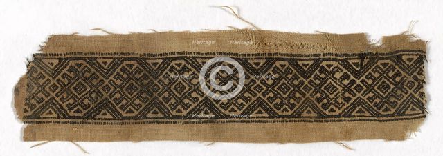 Border, Egypt, Mamluk period (1250-1517), 13th/14th century. Creator: Unknown.