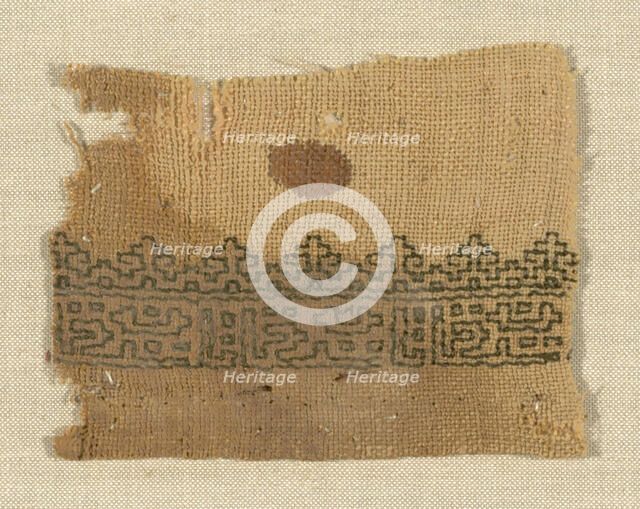 Border, Egypt, Ayyubid period (1171-1250)/Mamluk period (1250-1517), 13th/14th century. Creator: Unknown.