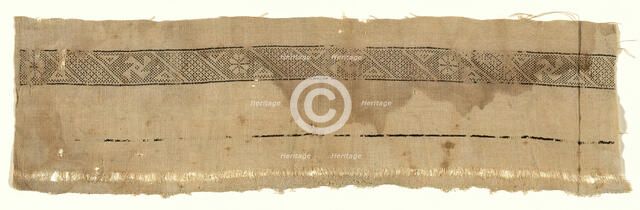 Border, Egypt, Arab period (641-969)/Fatimid period (969-1171)/Ayyubid period (1171-1250)... Creator: Unknown.