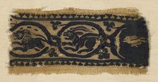 Border, Egypt, Greco-Roman period (30 B.C.- 641 A.D.), 5th century. Creator: Unknown