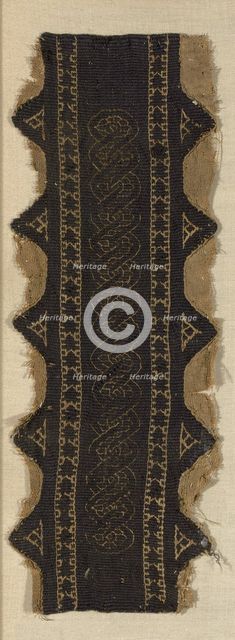 Border, Egypt, Roman period (30 B.C.- 641 A.D.), 5th/6th century. Creator: Unknown.