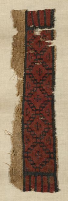 Border, Egypt, Roman period (30 B.C.- 641 A.D.), 3rd/5th century. Creator: Unknown