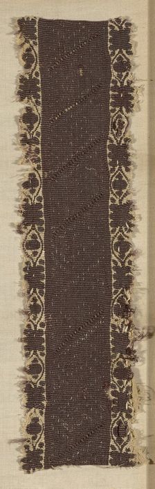 Border, Egypt, Roman period (30 B.C.- 641 A.D.), 3th/4th century. Creator: Unknown