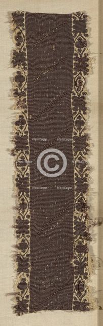 Border, Egypt, Roman period (30 B.C.- 641 A.D.), 3th/4th century. Creator: Unknown.