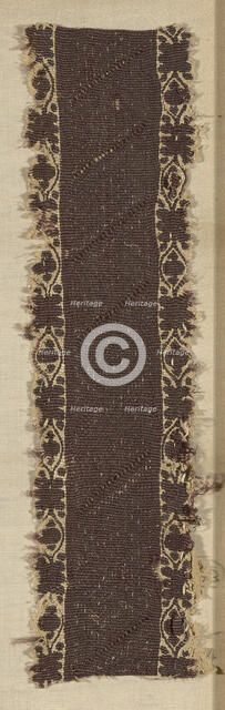 Border, Egypt, Roman period (30 B.C.- 641 A.D.), 3th/4th century. Creator: Unknown.