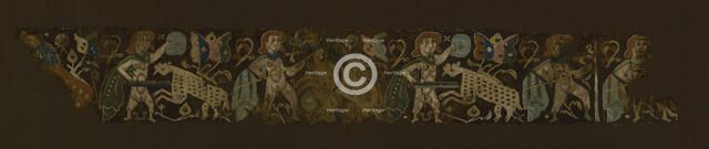 Border, Egypt, Roman period (30 B.C.- 641 A.D.)/Arab period (641-969), 6th/8th century. Creator: Unknown.