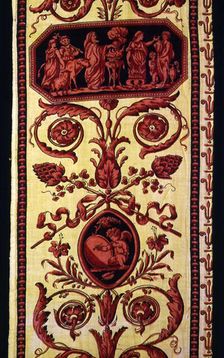 Border (Furnishing Fabric), England, c. 1810. Creator: Unknown