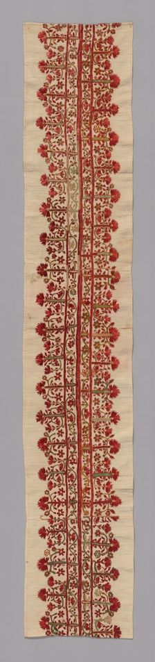 Border (For a Skirt), Crete, 18th century. Creator: Unknown