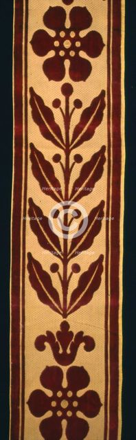 Border, France, Empire period, 1804/14. Creator: Unknown.