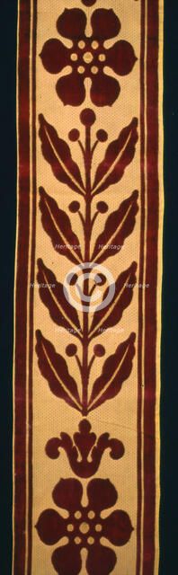 Border, France, Empire period, 1804/14. Creator: Unknown.