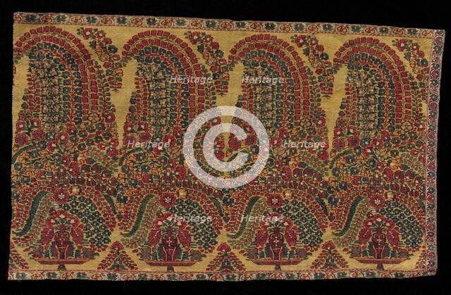 Border Fragment of a Shawl, early 1800s. Creator: Unknown.