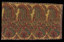 Border Fragment of a Shawl, early 1800s. Creator: Unknown