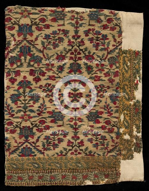 Border Fragment of a Shawl, late 1700s - early 1800s. Creator: Unknown.