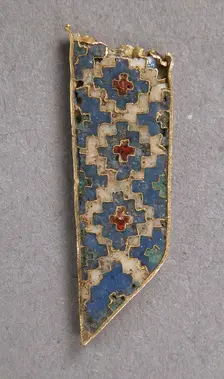 Border Fragment, Byzantine, 10th century. Creator: Unknown