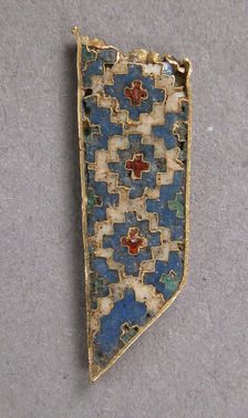 Border Fragment, Byzantine, 10th century. Creator: Unknown
