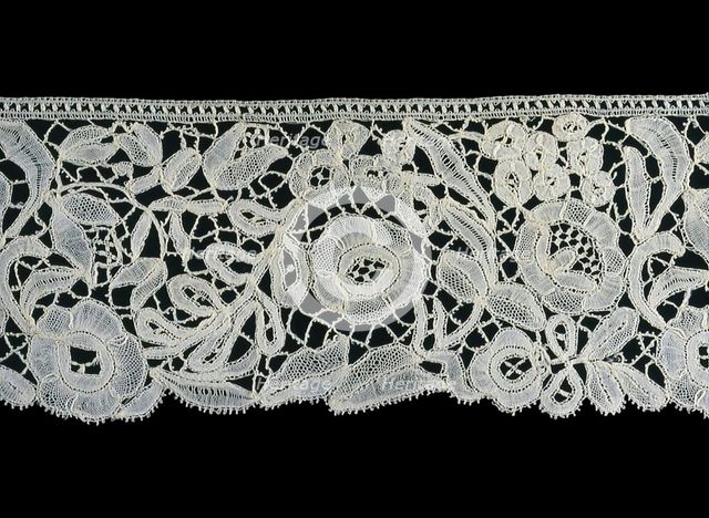 Border (Fragment), Belgium, 1850/75. Creator: Unknown.