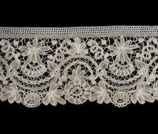 Border Fragment, Belgium, 1860s/80s. Creator: Unknown