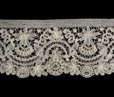 Border Fragment, Belgium, 1860s/80s. Creator: Unknown