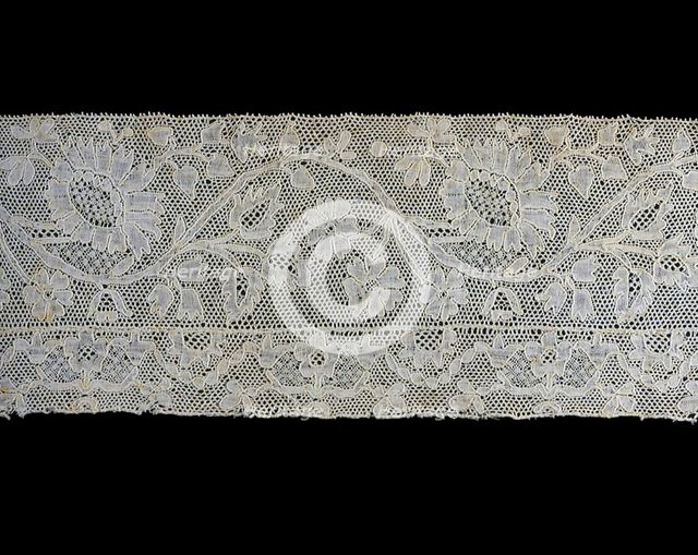 Border (Fragment), Flanders, 1750/1800. Creator: Unknown.
