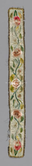 Border Fragment, France, 1775/1825. Creator: Unknown.